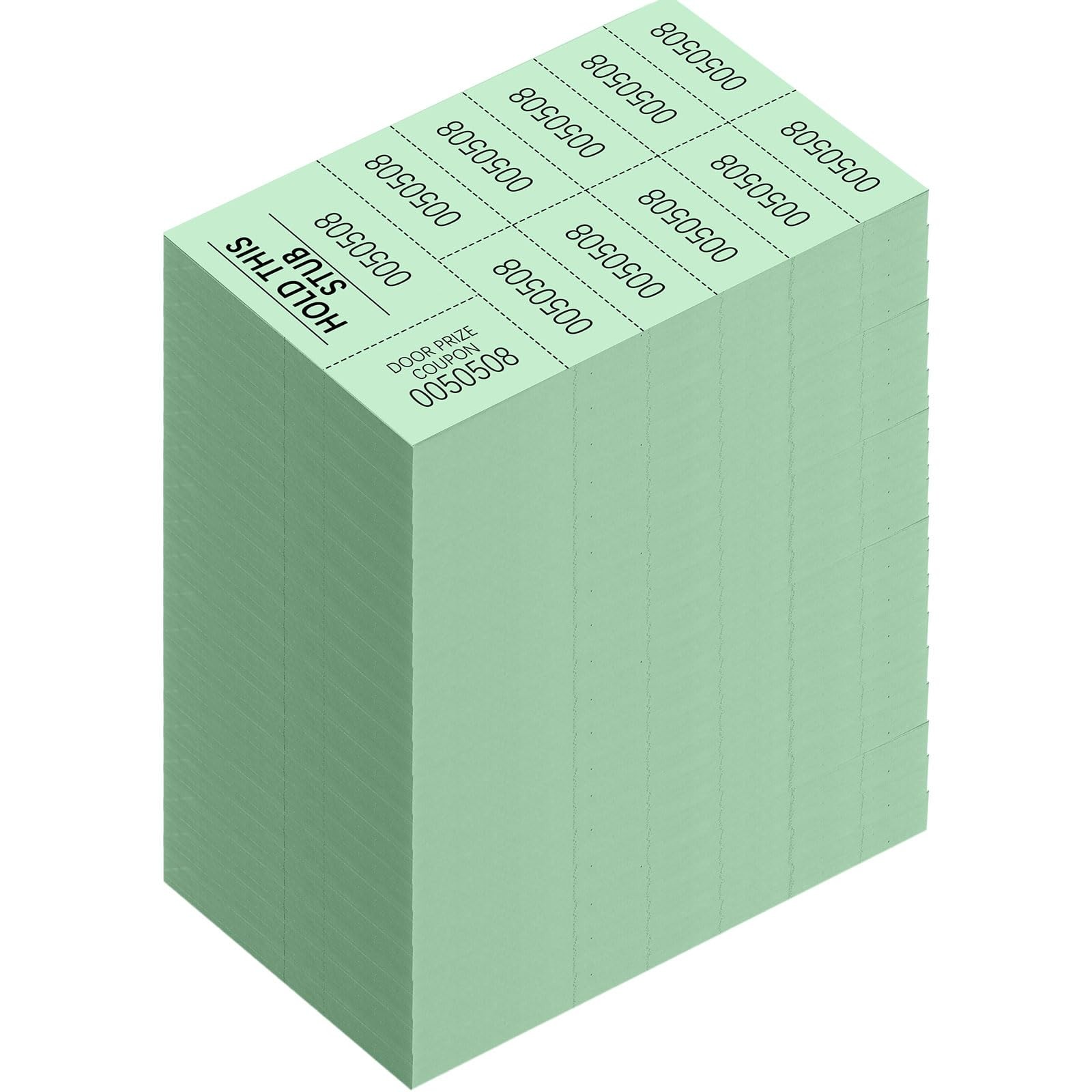 1000 Sheets Raffle Tickets with 10 Bid Numbers Per Sheet Colored Raffle Ticke…