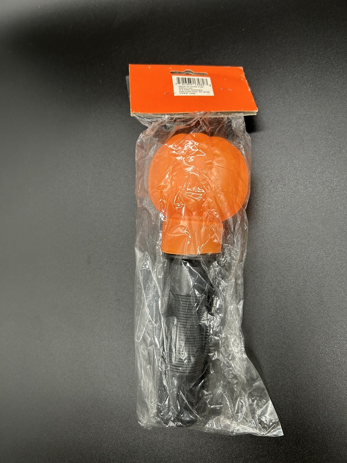Vintage Happy Halloween 9″ Jack O Lantern Lite-Up Stick Trick or Treating Light!