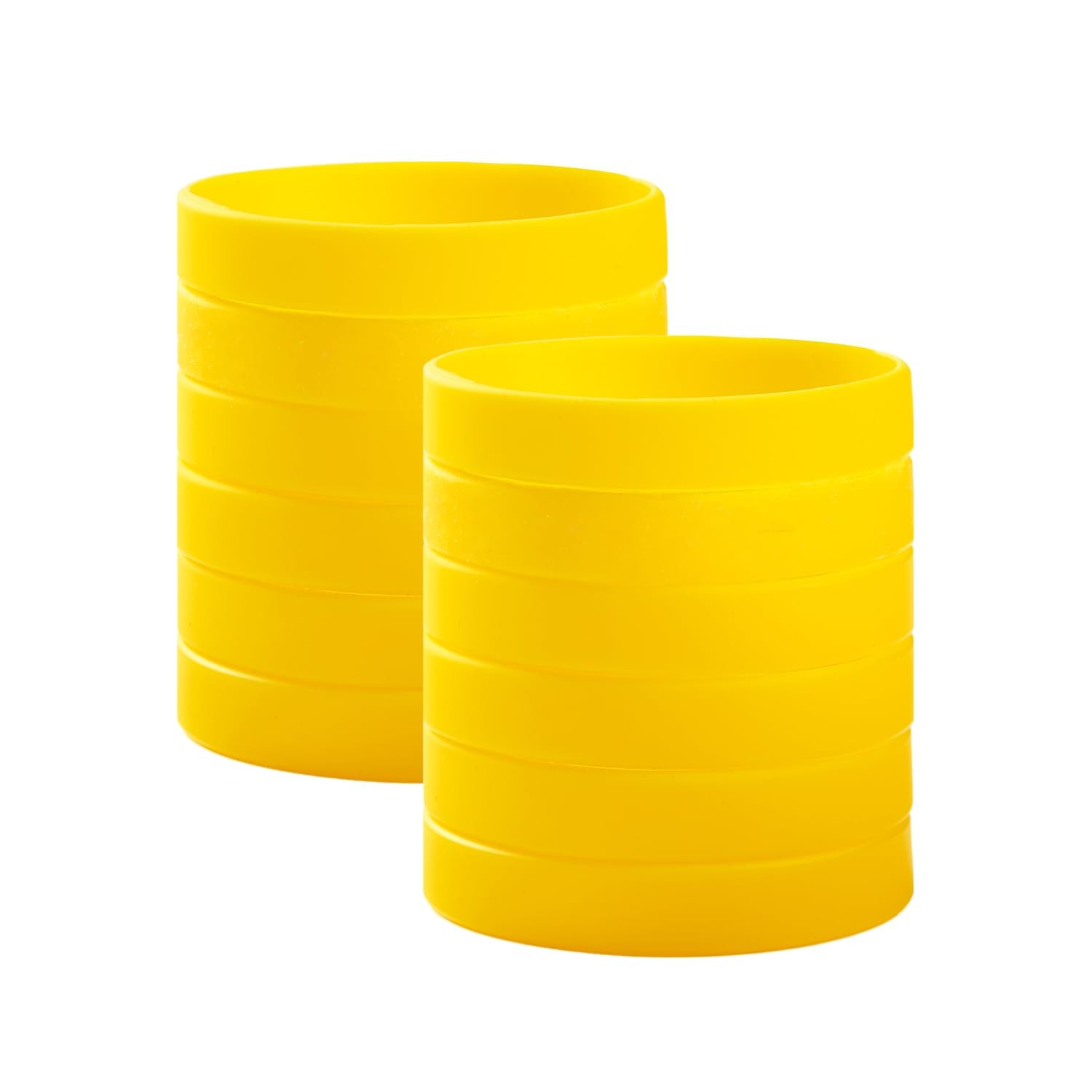BRANDWINLITE Wholesale 12pcs/pack Blank Color Silicone Bracelets Silicone Wri…