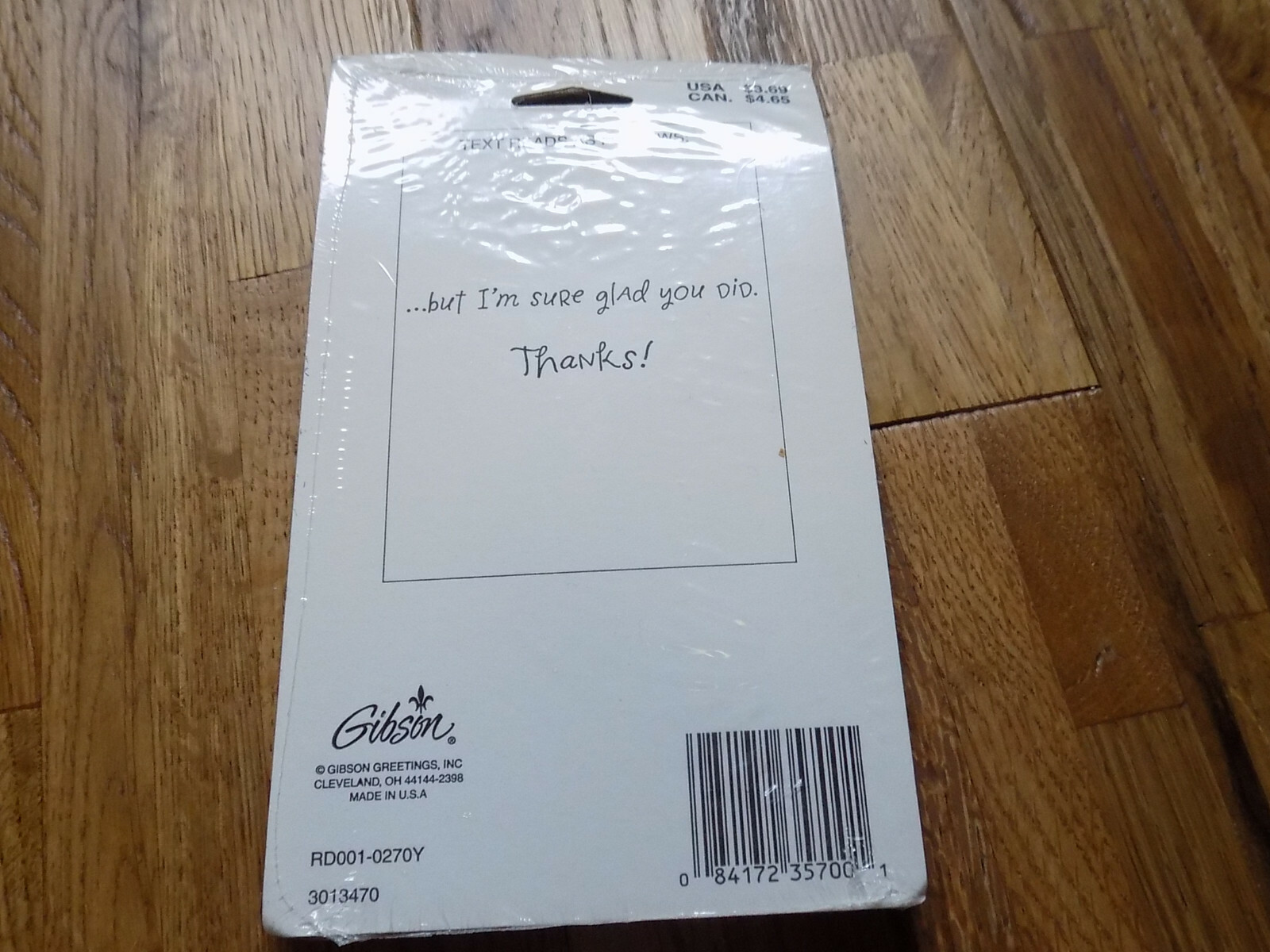 Thank You Notes Gibson 8 SEALED Puppy Flowers