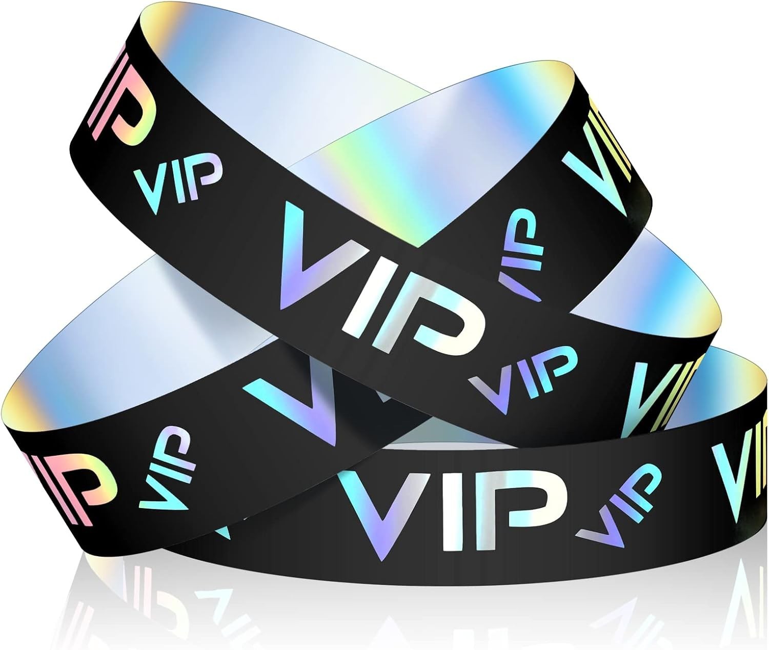500 Pack VIP Plastic Wristbands Bracelets Party for Events VIP Custom Wristba…