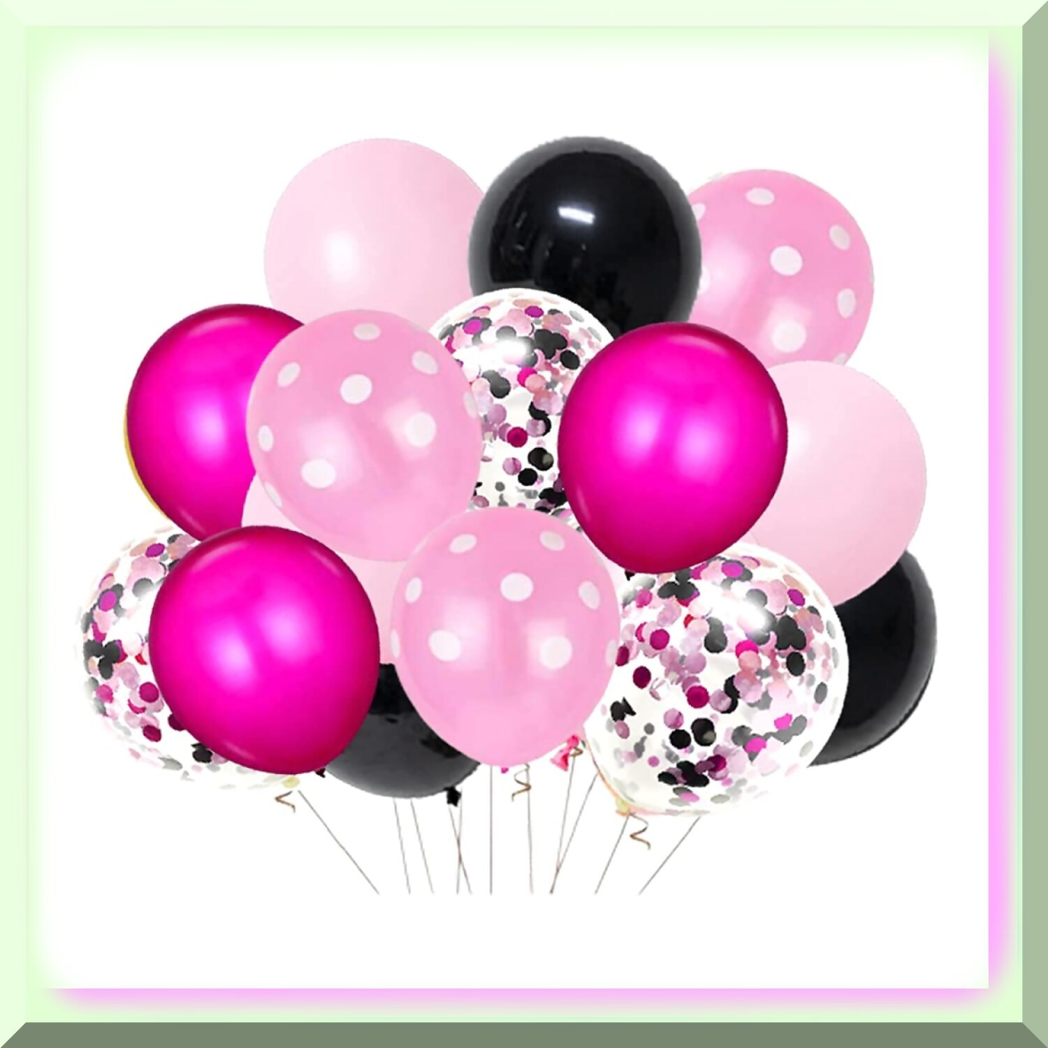 Hot Pink Princess Party Decorations 50 Balloons