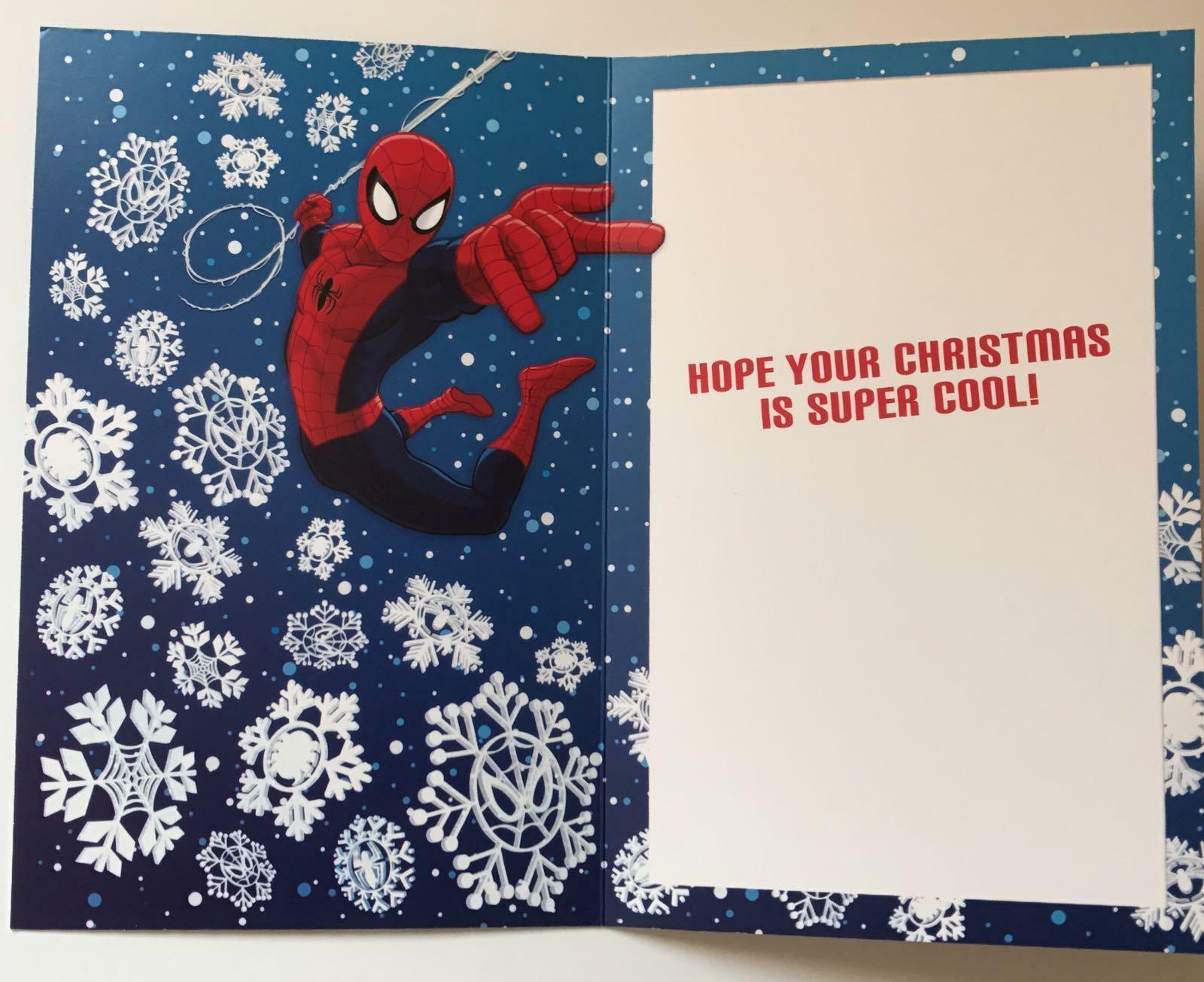 Brother – Marvel Ultimate Spiderman Christmas Uk Greetings Card – boy