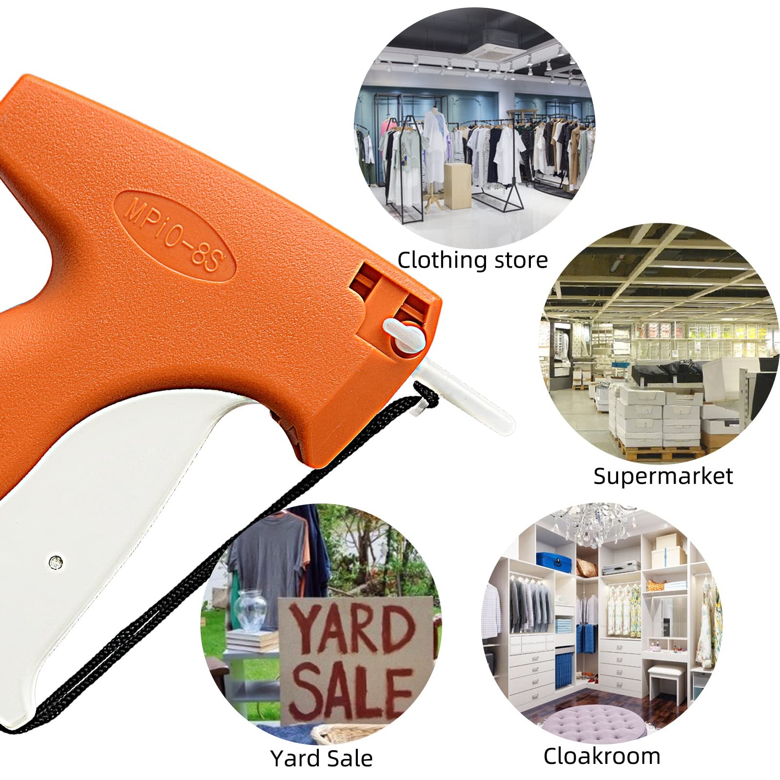 Tagging Gun for Clothing, 2006 Pieces Price Tag Attacher Gun Kit for Clothes …