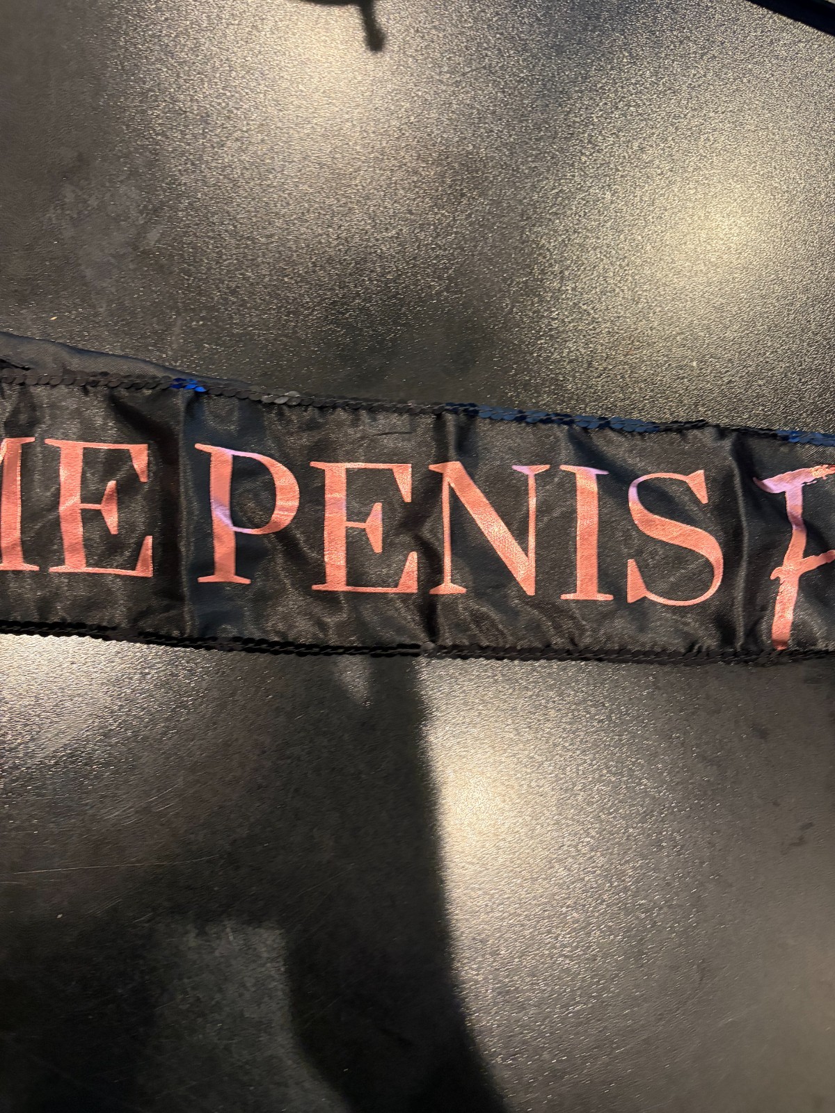 Same Penis Forever Sash Black and Pink Bachelorette Party