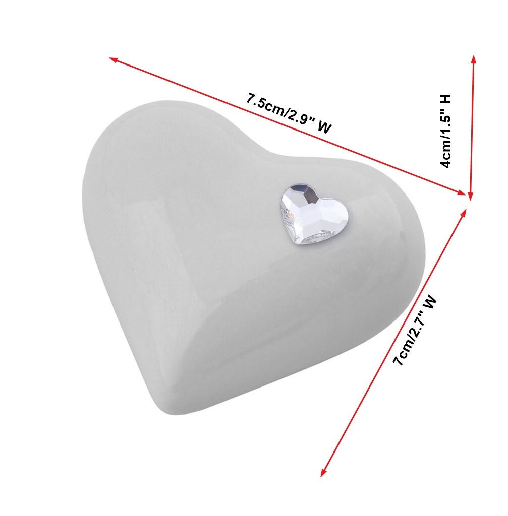 Modern Adult Cremation urn for Ashes Funeral urn Unique Memorial -Heart urn