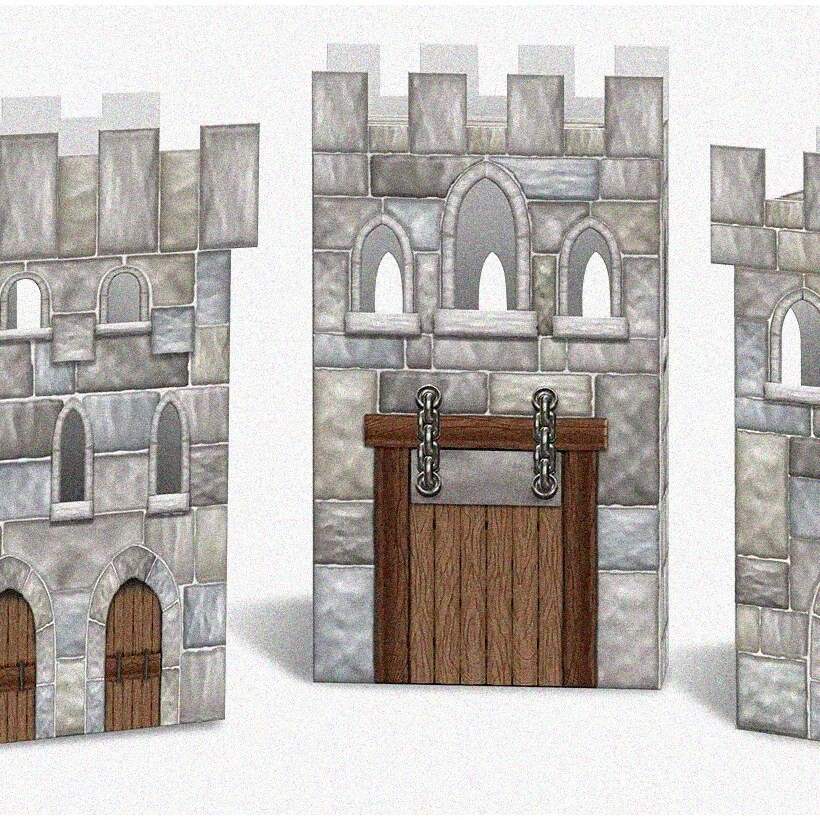Colorful Castle Party Favors for Birthdays