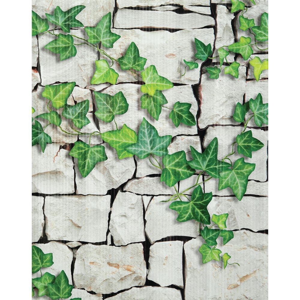 Green Ivy Wall Corobuff® Corrugated Paper Counterwrap – 25’L x 48″W