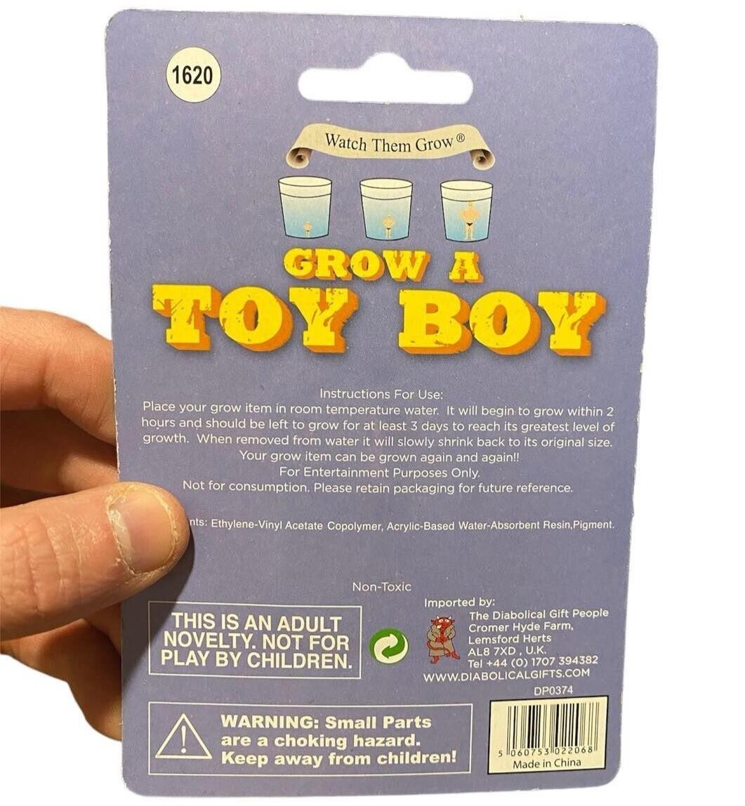 Grow Your Own BOY TOY Boyfriend Sugar Daddy – This Hunk of a Man! Gag Joke Gift