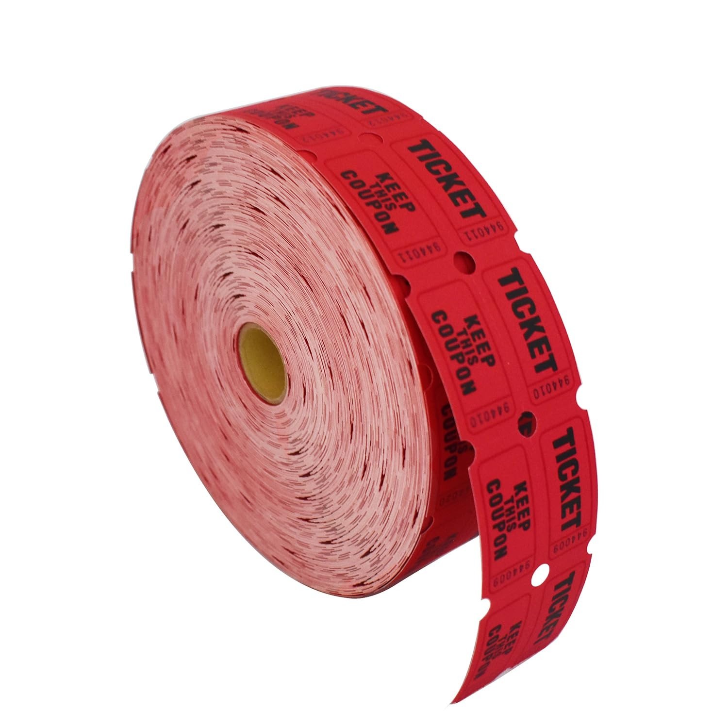 2000 Double Roll Raffle Tickets – 8 Color Set, 50/50 Event Fundraising Supplies