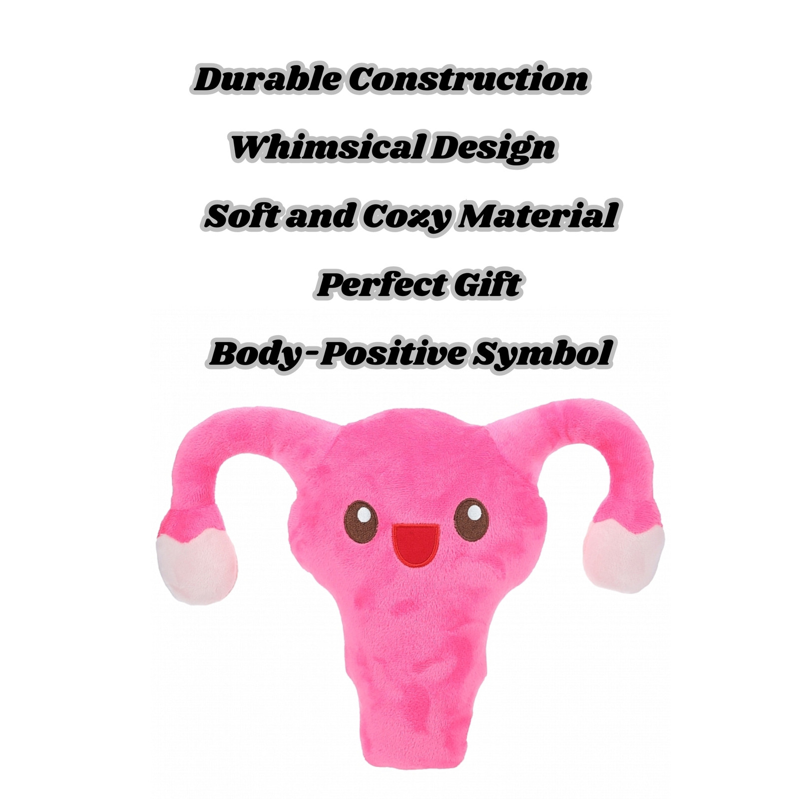 Soft Uterus Stuffed Plush Toy Bachelorette Party Funny Ideas Novelty Item