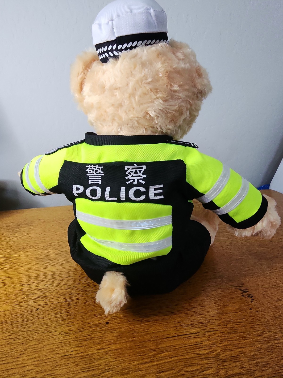 Traffic Police Teddy Bear Doll Uniform and Hat Teddy Bear Plush