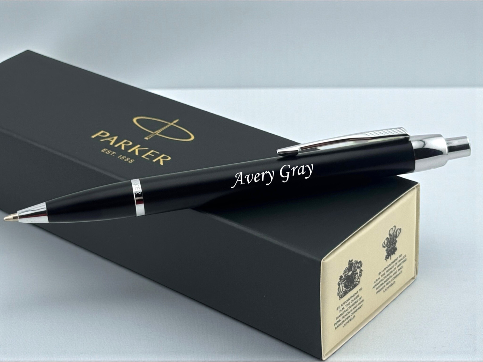 Personalized Bamboo Wood Ballpoint Pen Executive Custom Engraved Christmas Gift