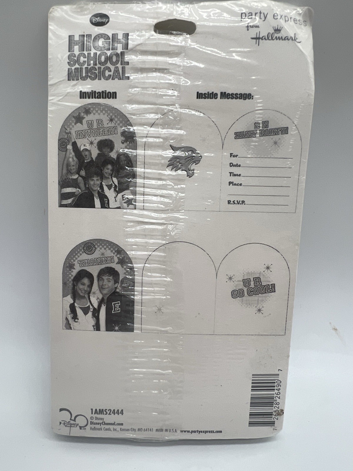 HIGH SCHOOL MUSICAL Party Lot Invitations Favors Pencils Stickers Tin Purse NEW