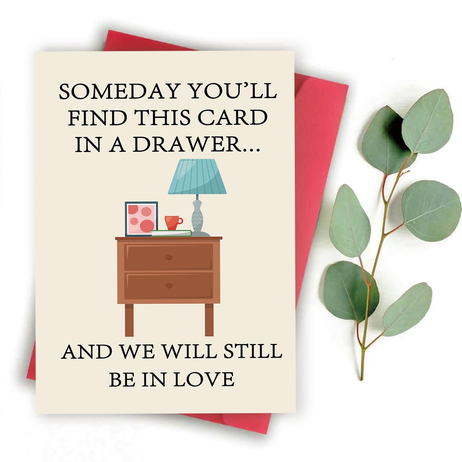 Zyulin Romantic Fathers Day Card Gifts for Husband 8 x 5.3 inches, ZY399