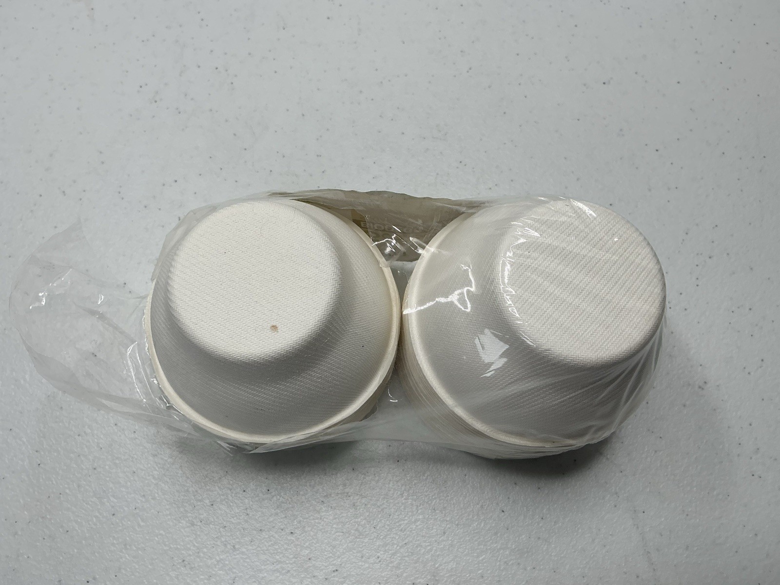 Microwavable Compostable Bowls 6oz, Eco-Friendly Sugarcane 45 Count