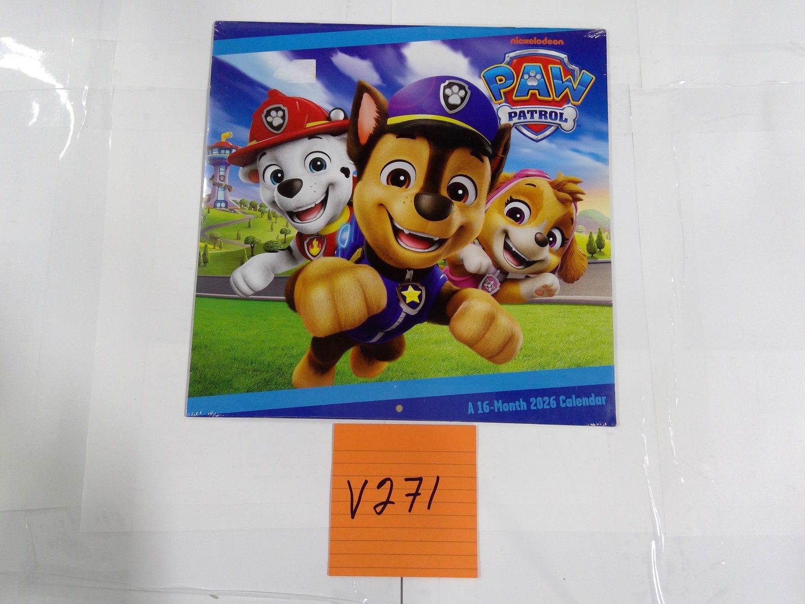 DateWorks Paw Patrol 16-Month 2026 Wall Calendar Kids Cartoon Nickelodeon New