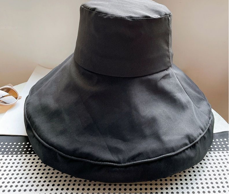 Vinyl sunscreen hat foldable styling sunshade fisherman UVproof outdoor hat