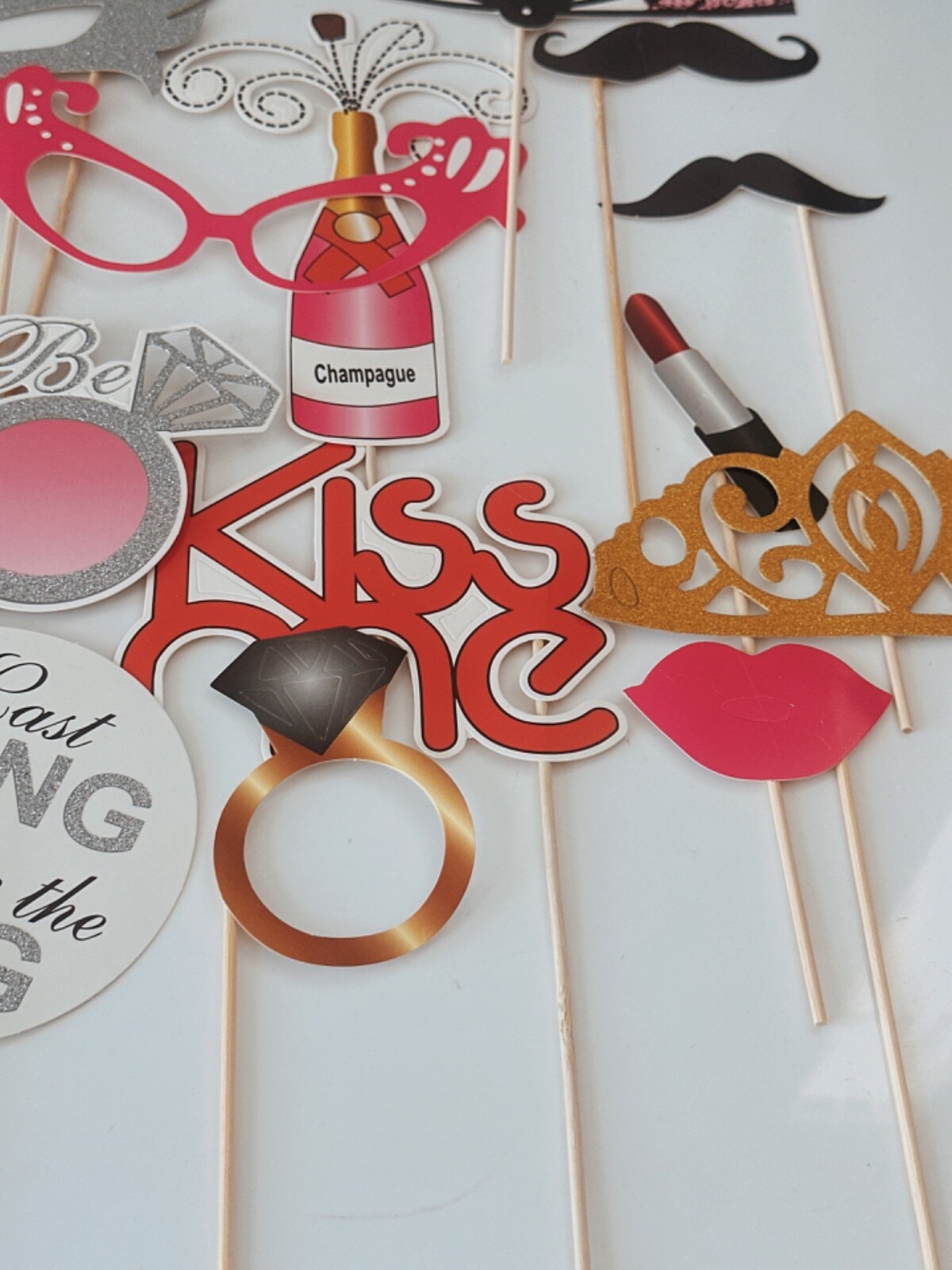 Bride to be Bachelorette Hen Night Party Selfie Photo Booth Prop Fun Game Decor