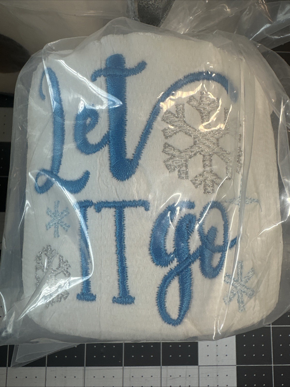 Christmas Embroidered Toilet Paper New Joke Gag Gift