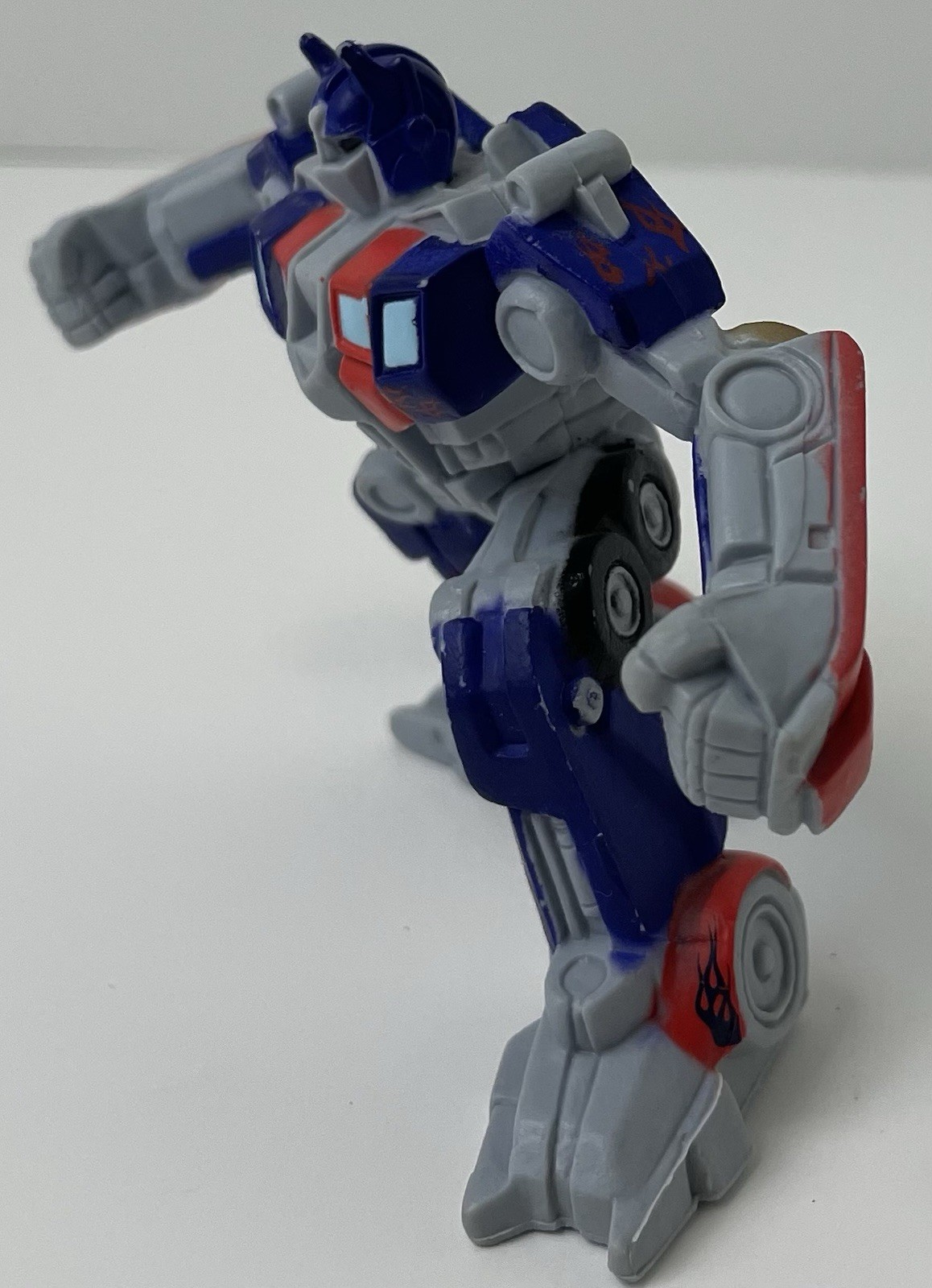 2009 Transformers Birthday Optimus Prime Bakery Craft Cake Topper 3 Inch Figure