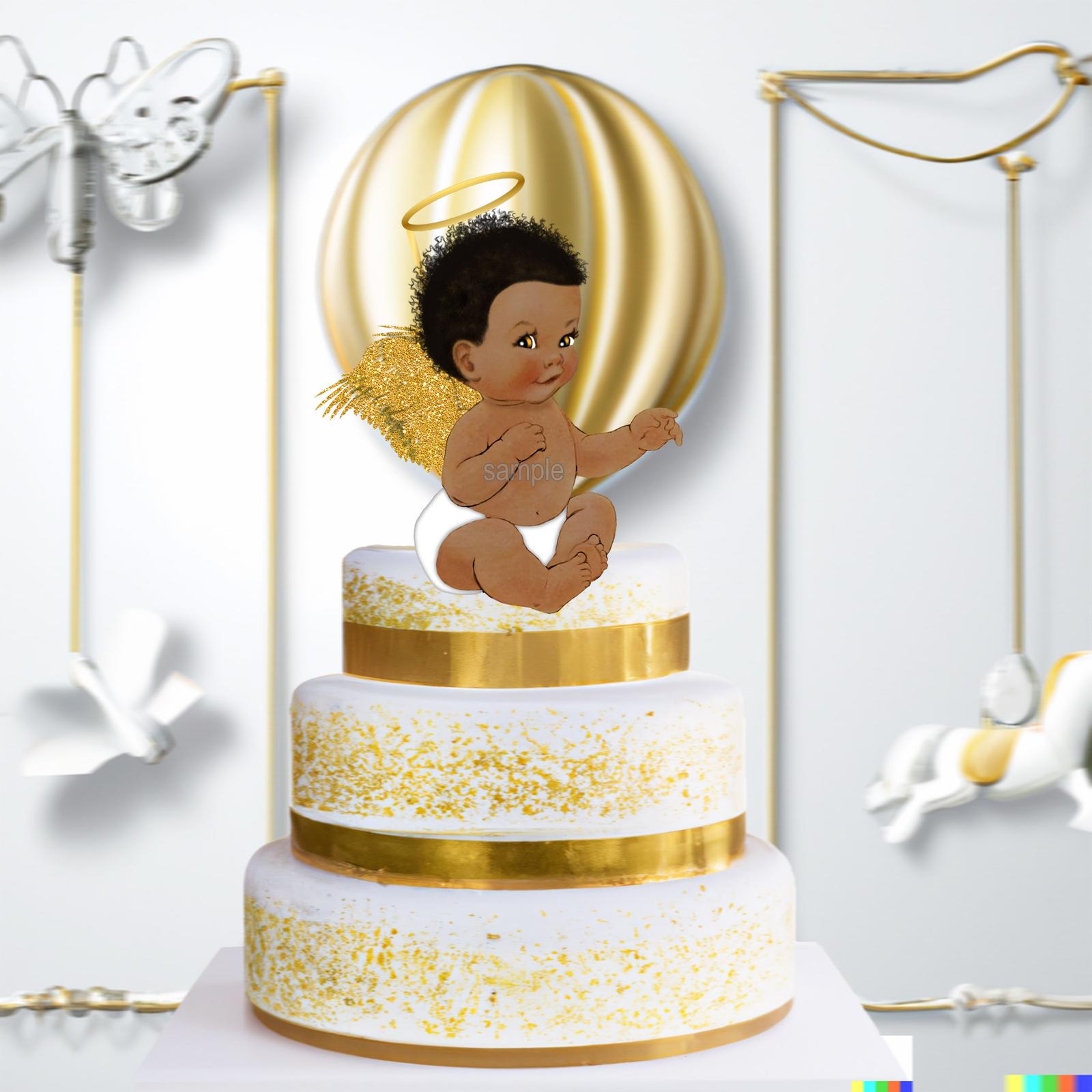 Sitting Angel Boy Centerpieces Baptism First Holy Communion Christening Party