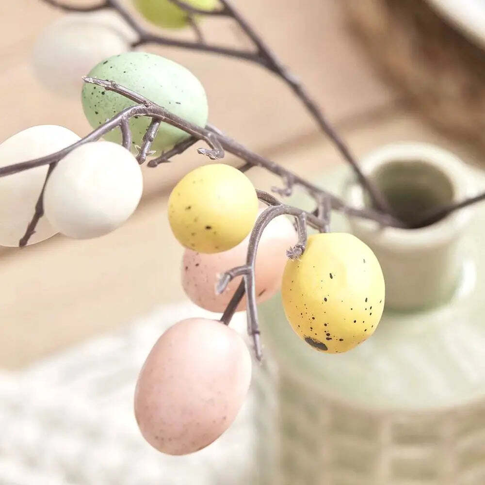 Eggciting Easter Sterms & Eggs Table Decoration 5pk Happy Easter Party Supplies