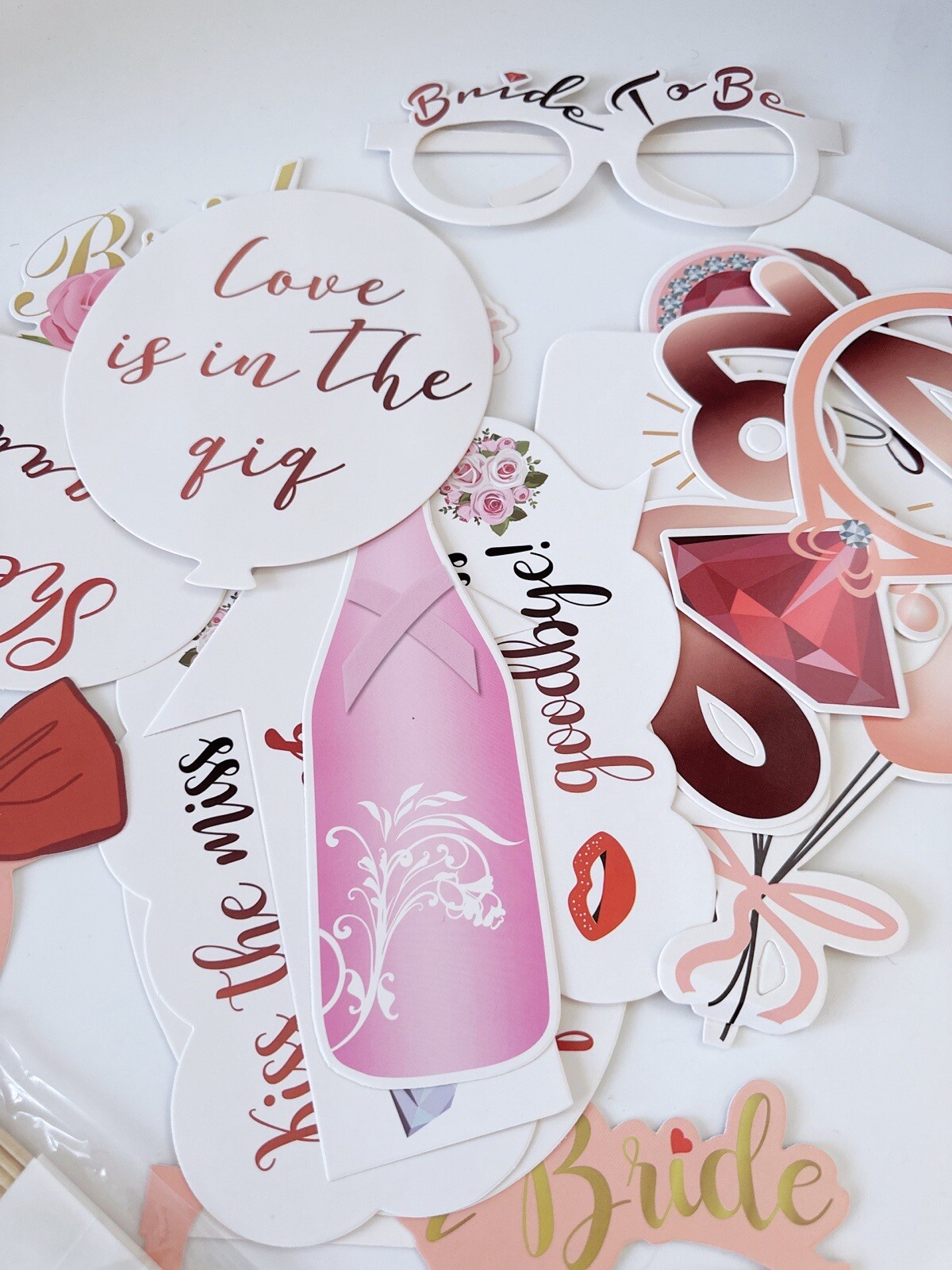 Hen’s night Bride Shower to be Party Bachelorette Selfie Photo Booth Prop Sign