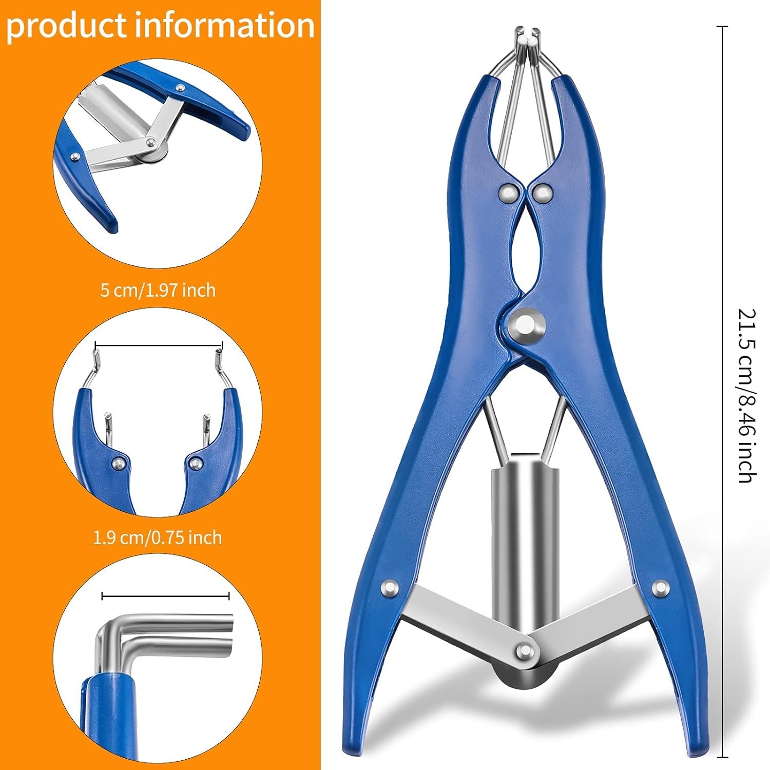 Ergonomic Balloon Stuffing Tool – Durable Stainless Steel with Non-Slip Grip