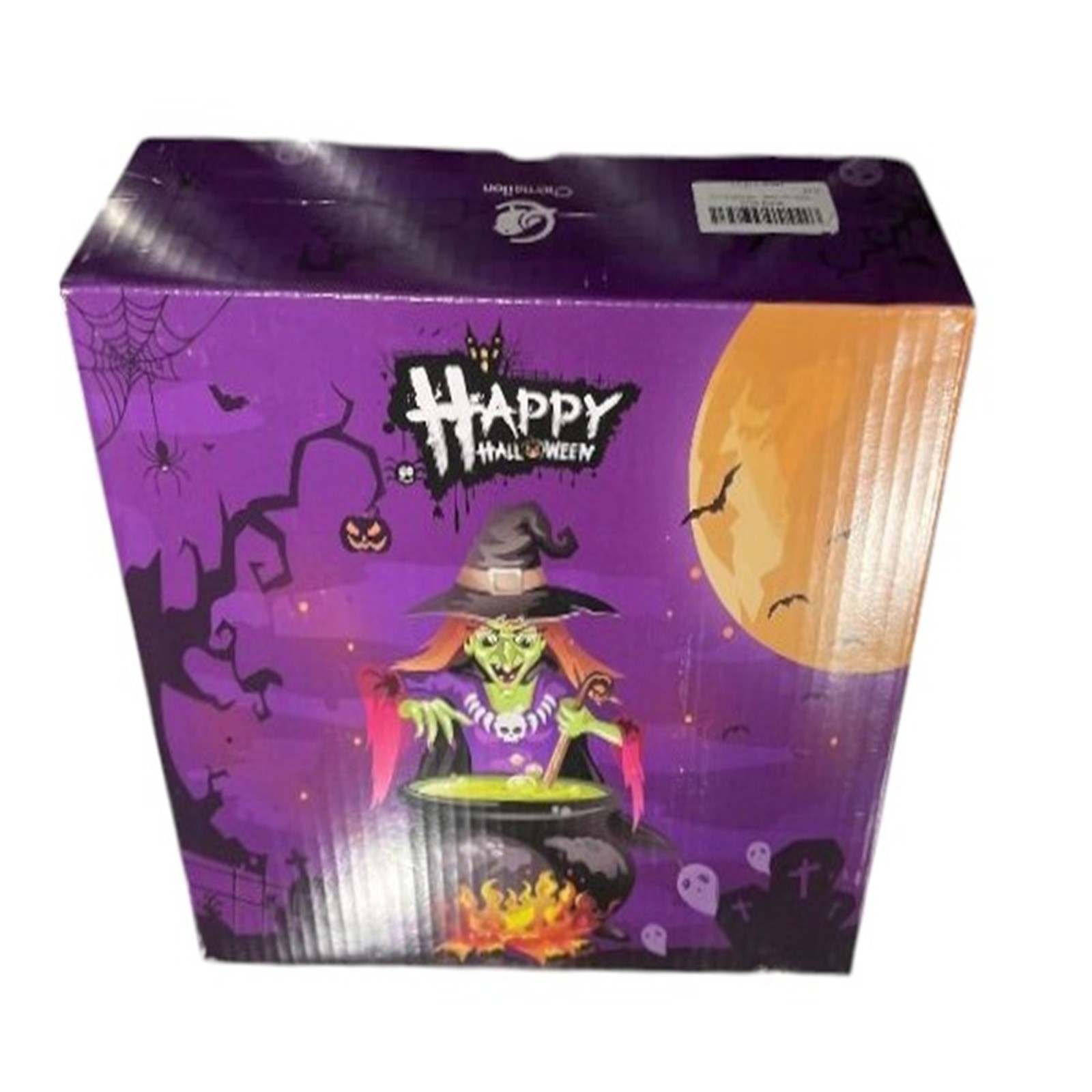 Huge Witch Cauldron Halloween Inflatable Cooler 48in Beverage Holder Party Decor
