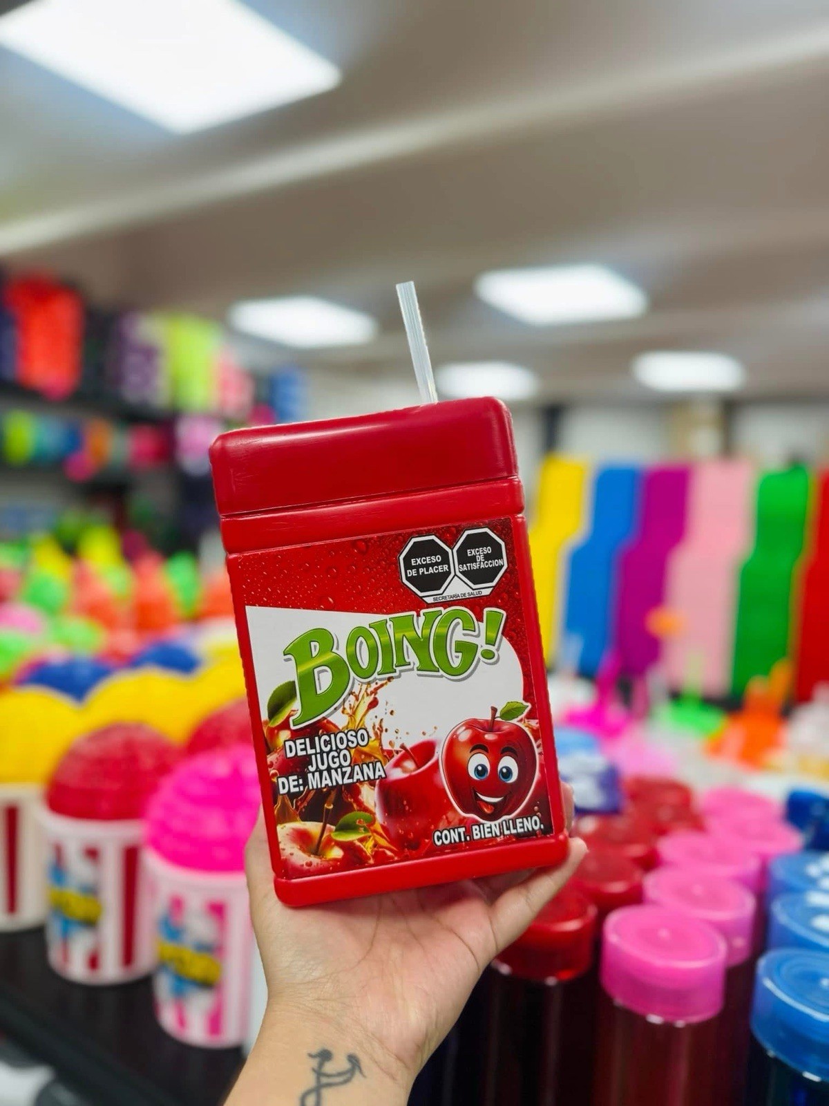 Jugo Boing Birthday Party Cup 10 Pcs Random Colors 20x13cm 1.5L