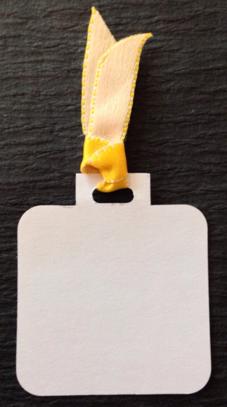 BABY YELLOW LAYERED TAG(1pc)Oh Babyshower•Embellishment•Gifts•Newborn •Party•Bow