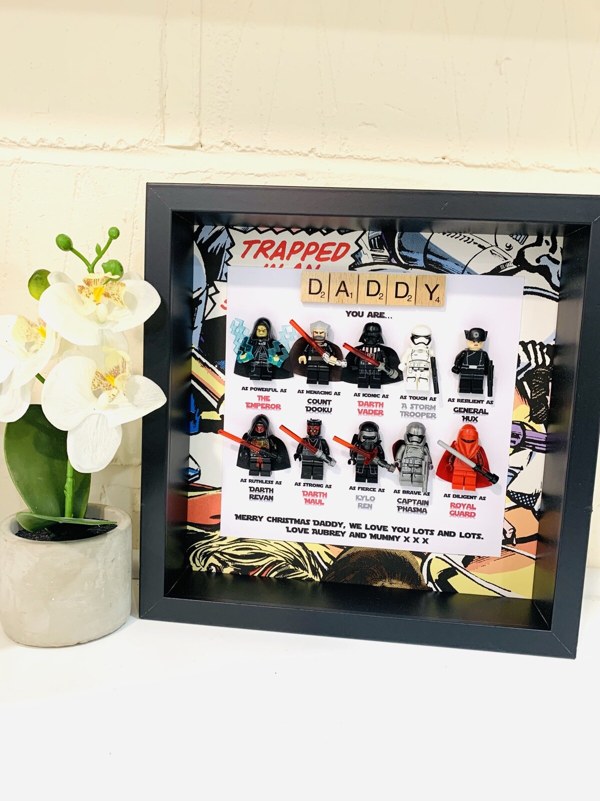 Star Wars Frame | Personalised Star Wars Gift | Personalised Gifts for Him