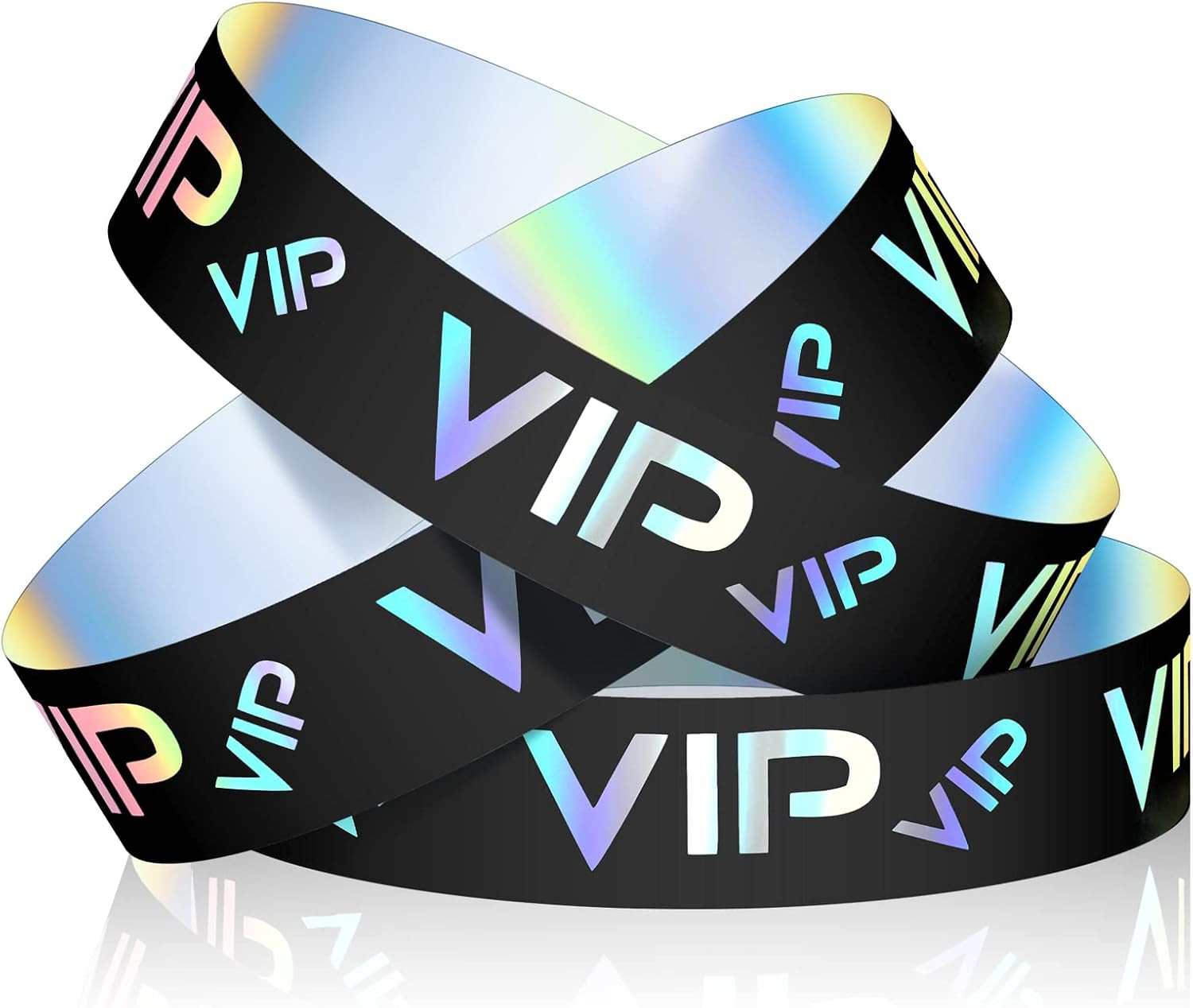 500 Pack VIP Plastic Wristbands Bracelets Party for Events VIP Custom Wristbands