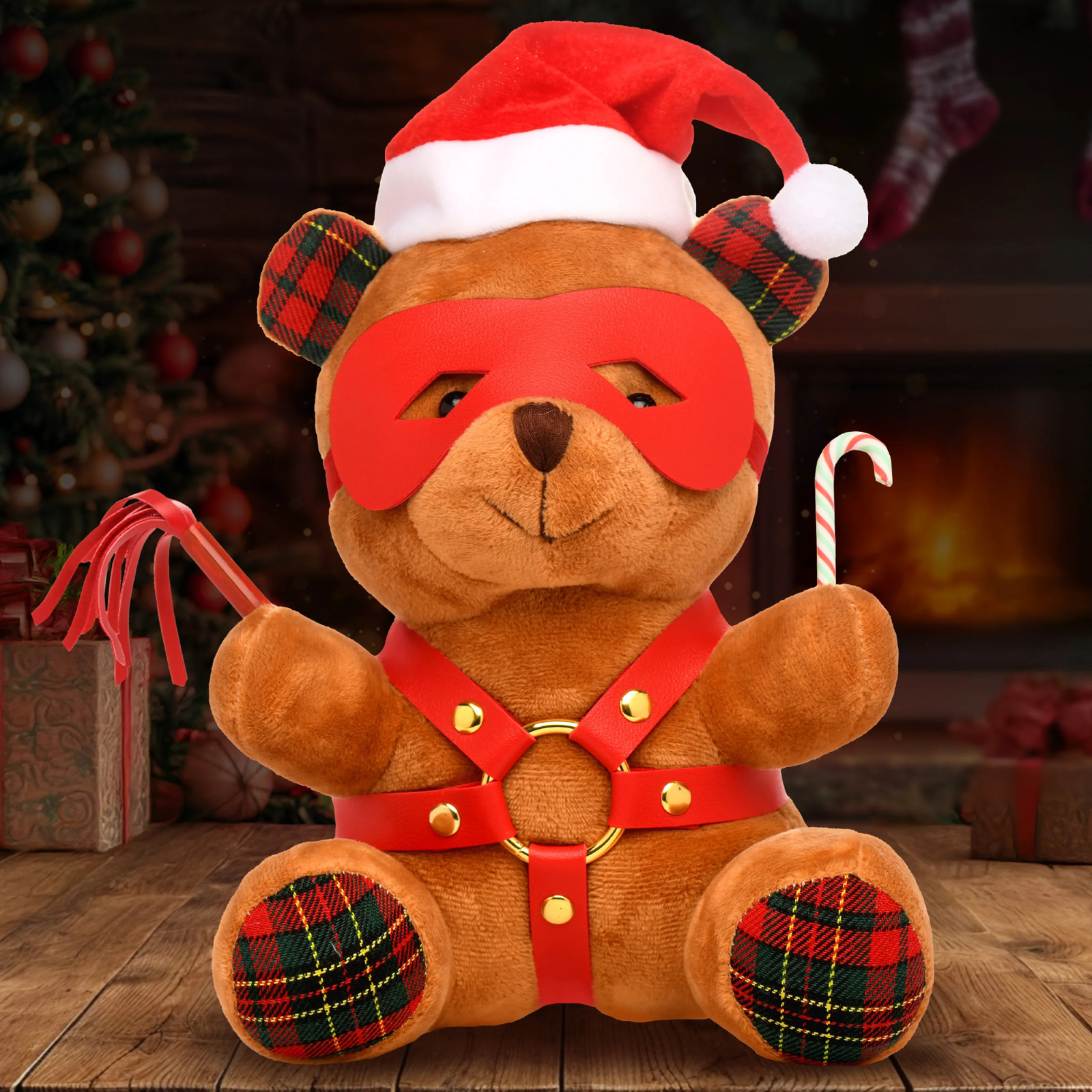 Soft Plush Bondage Bear Novelty Item Bachelorette Holiday Kink Fun Gag Gift