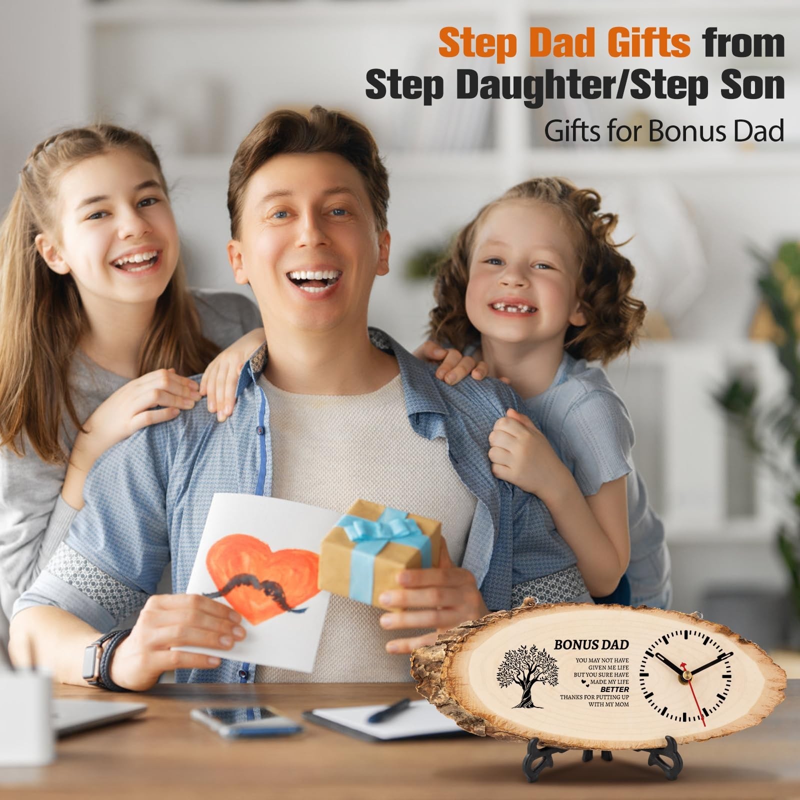 BeauGift Gifts for Stepdad, Bonus Dad Gifts from Daughter, Son, Birthday Gift…