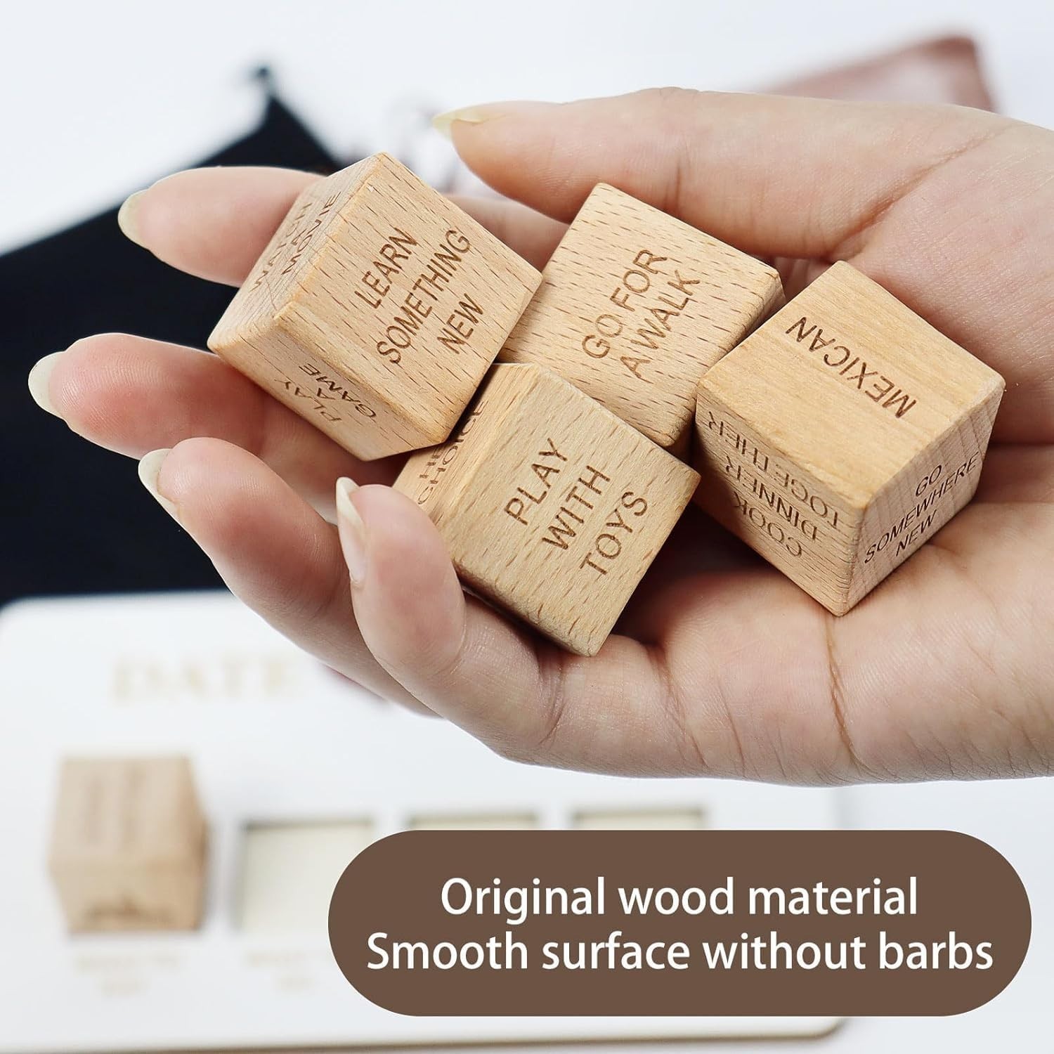 Date Night Dice After Dark Edition Date Night Wooden Dice Game For Couples Fun