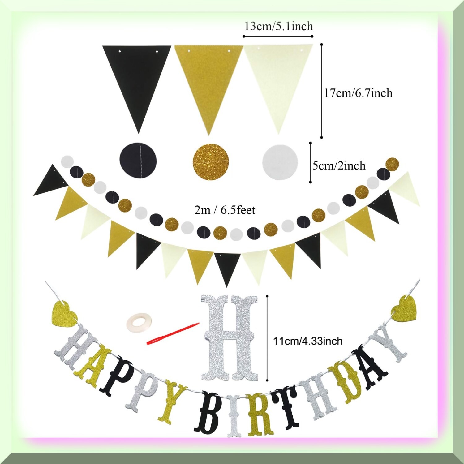 Pink Birthday Party Decorations Kit