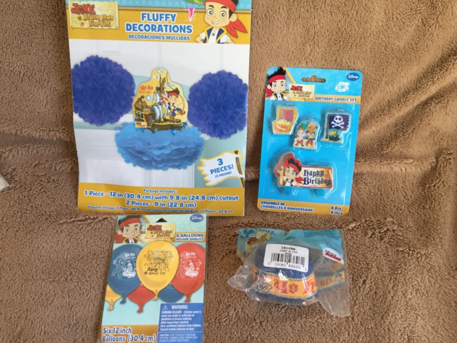 Huge lot Disney jake Neverland Pirates party supplies decorations favors game