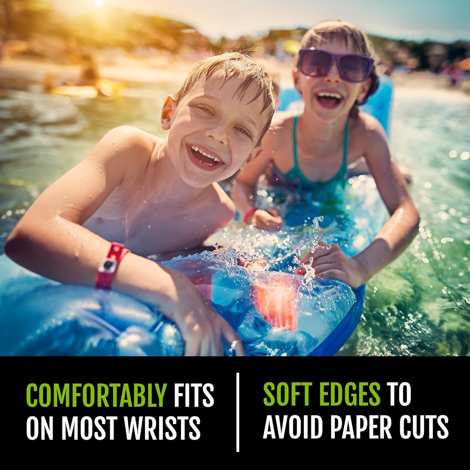 Extended Wear Plastic Wristbands Variety Pack – 500 Count