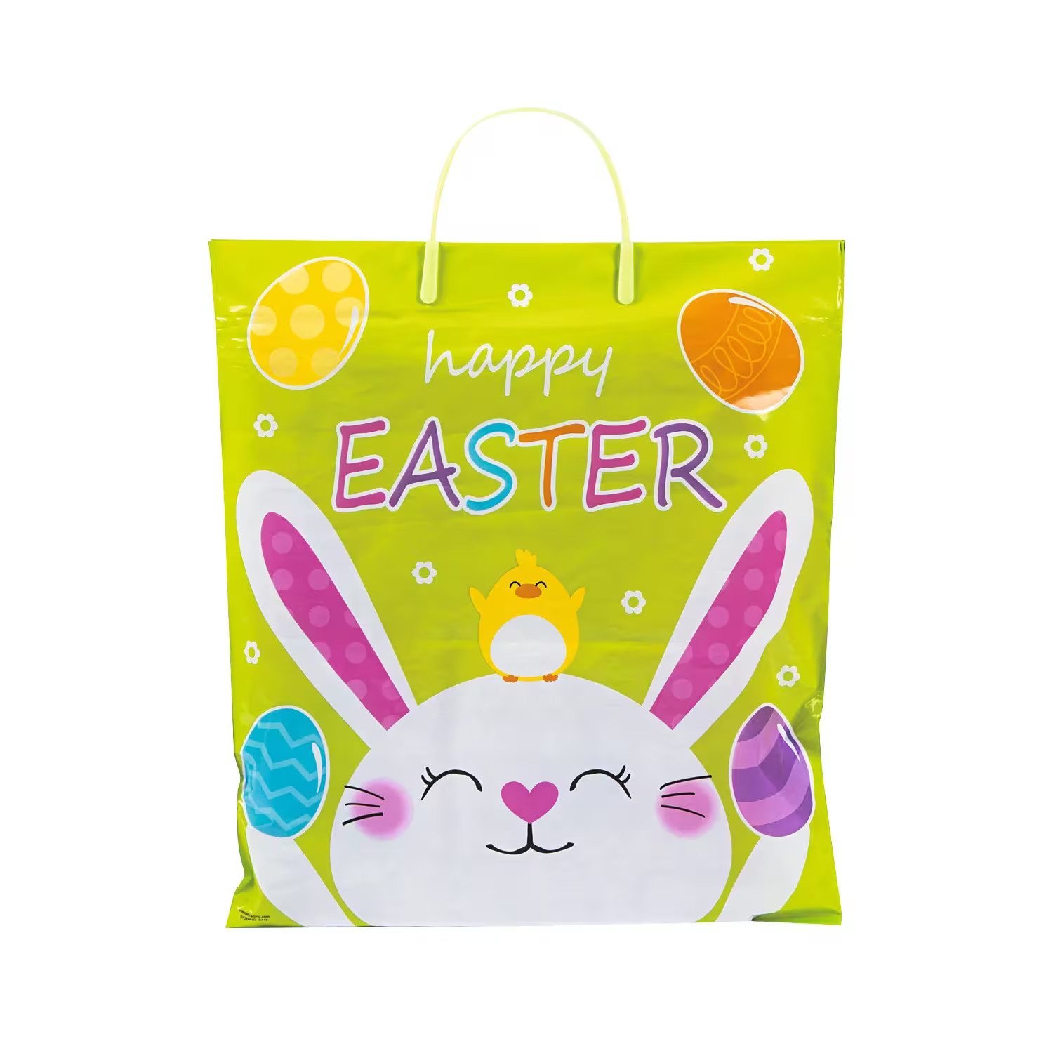 Fun Express 14″ x 16″ Large Easter Egg Hunt Plastic Bags – 12 Pc.