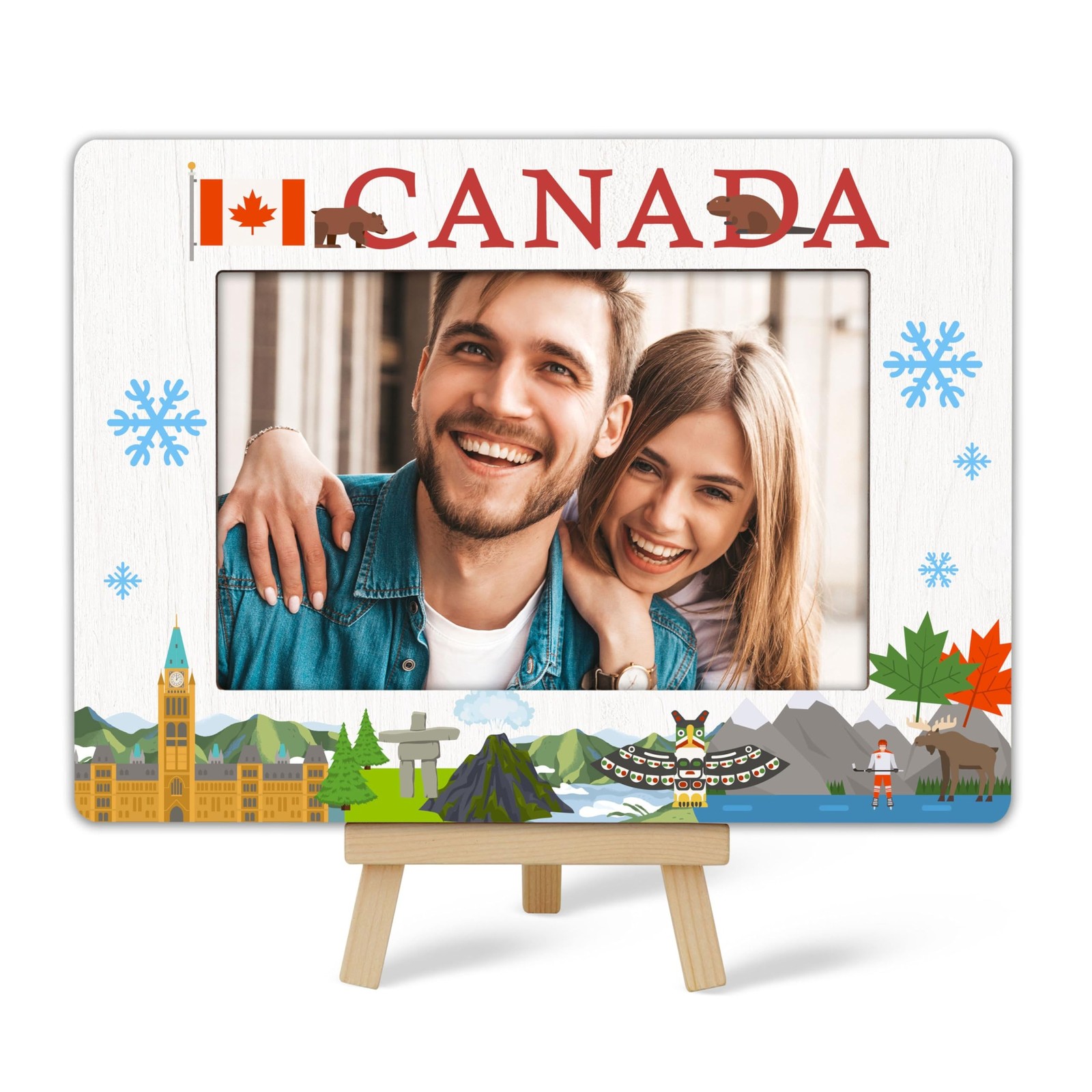 Canada Picture Frame, Travel Gift for Newlyweds, Couples, Wife, Girlfriends -…