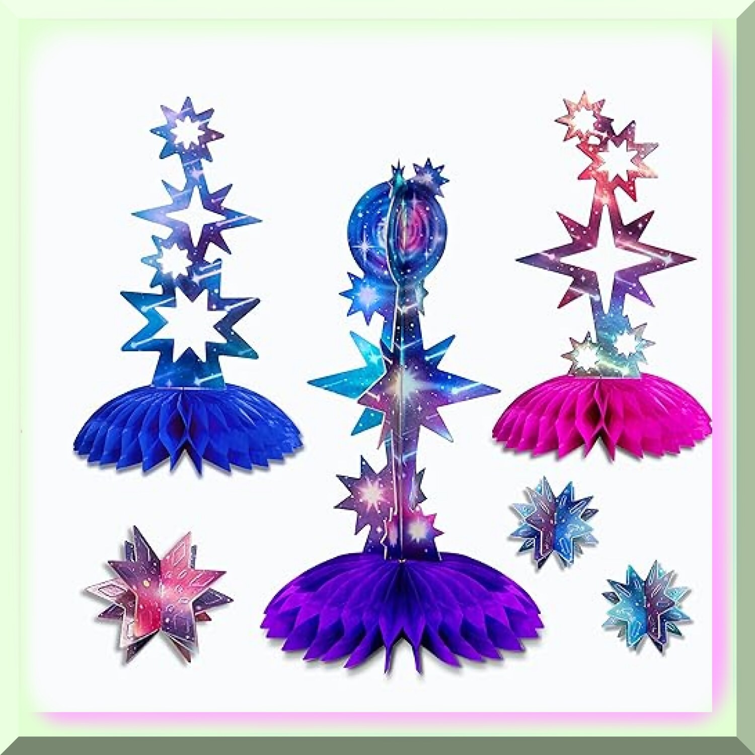 Galaxy Space Themed Table Decorations Set