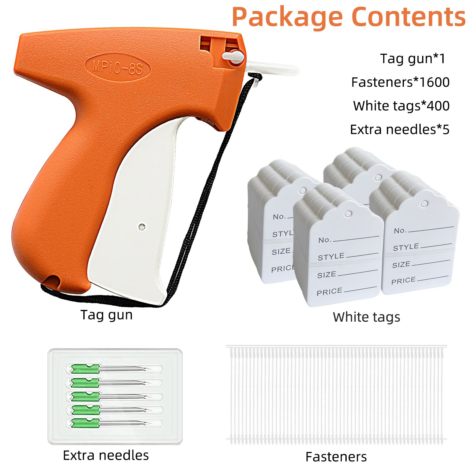 Tagging Gun for Clothing, 2006 Pieces Price Tag Attacher Gun Kit for Clothes …