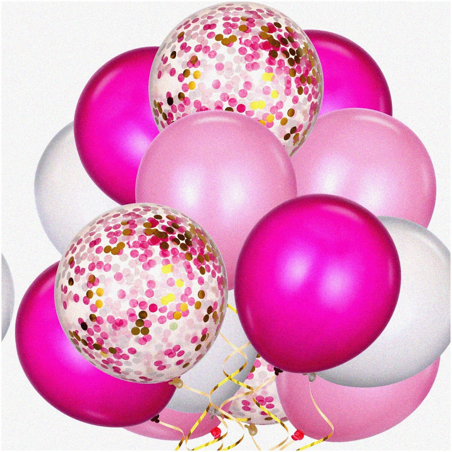 80-Piece Confetti Latex Balloons for Celebrations