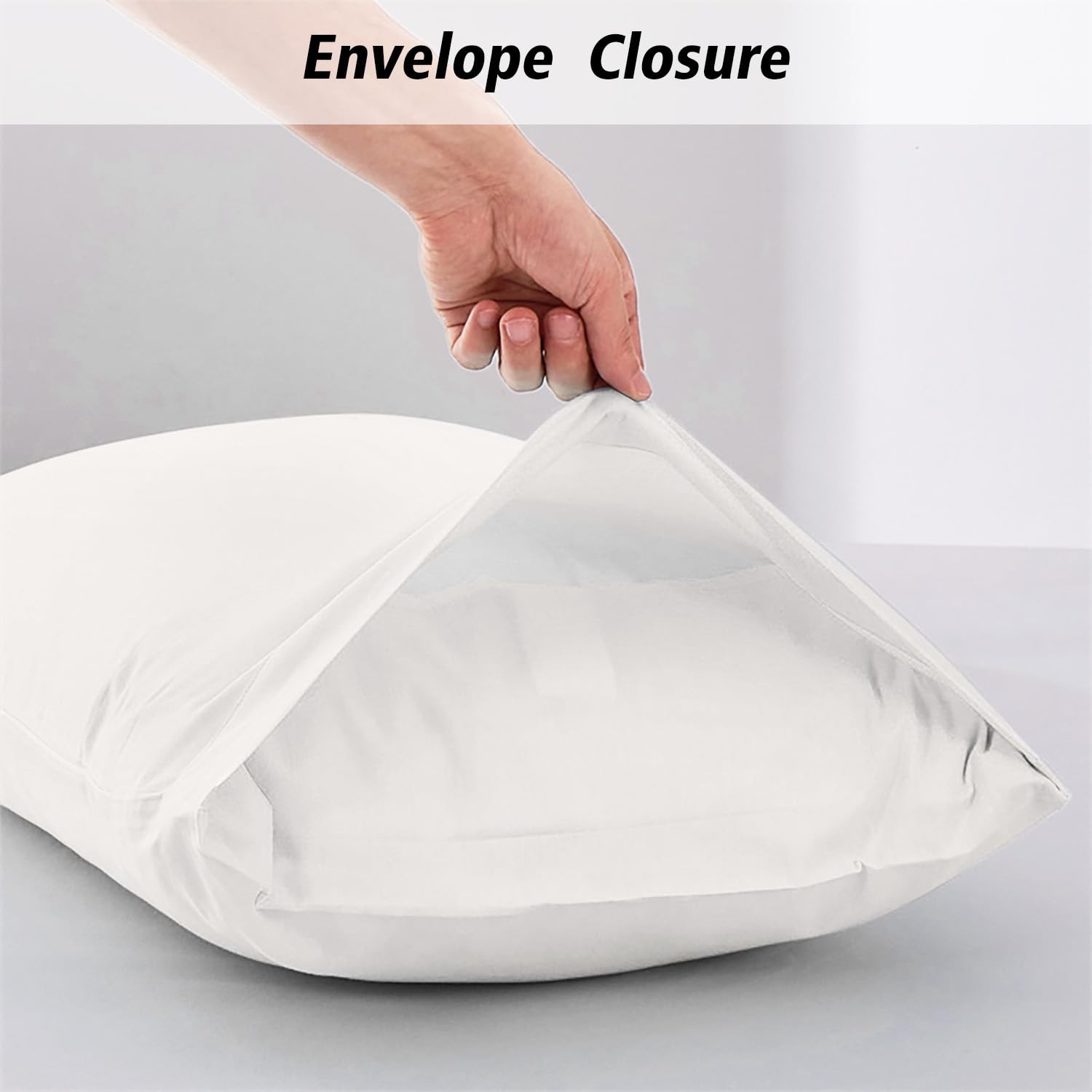 Lirex 2 Pack Pillow Cases, 100% Cotton Breathable Pillowcases, 20″X 26″ Stand…