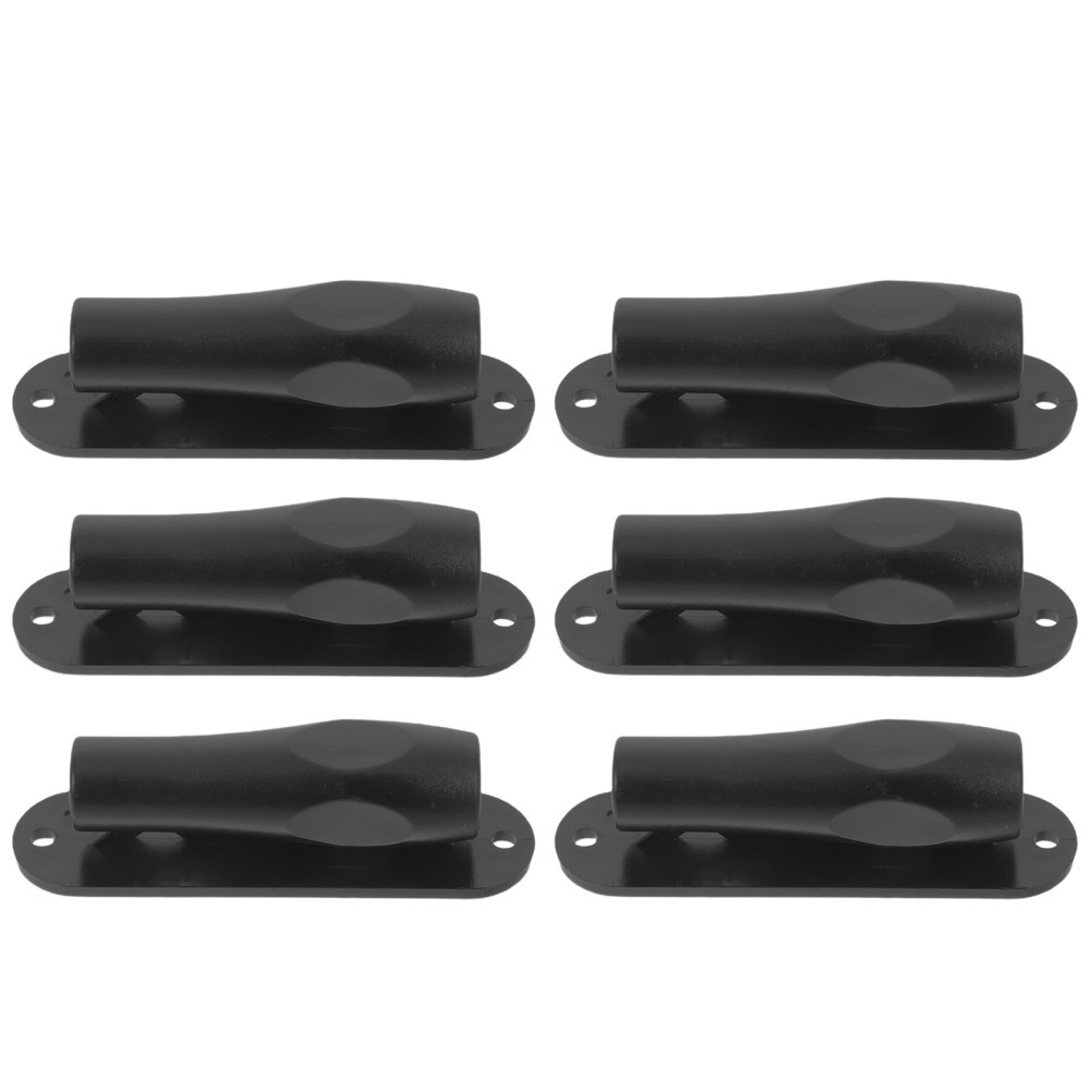 6 Pcs Ballpoint Pen Clip Office Desk Accessories Adhesive Holder