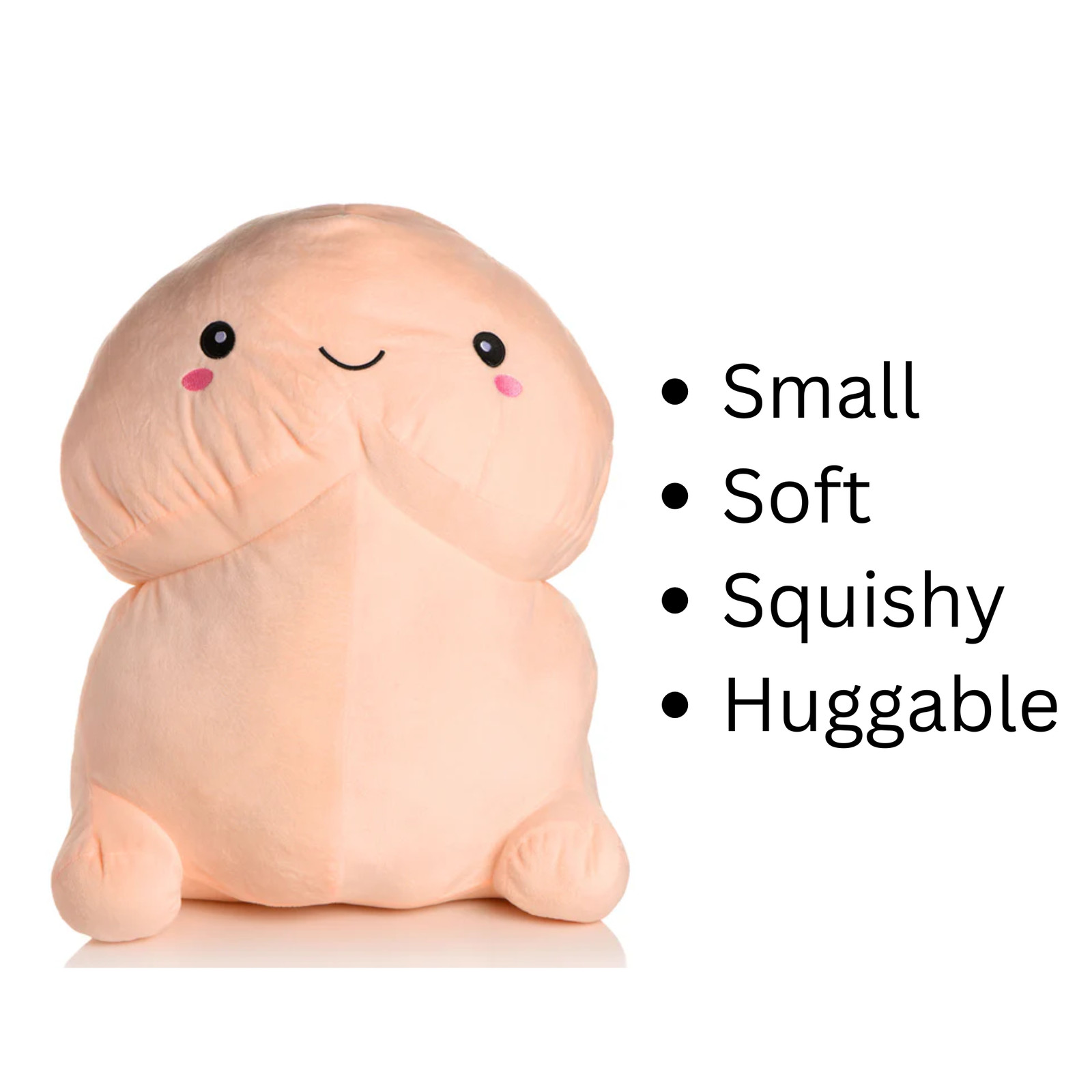 Large Happy Pecker Soft Pillow Squishy Huggable Stuffed Toy Party Novelty Gift