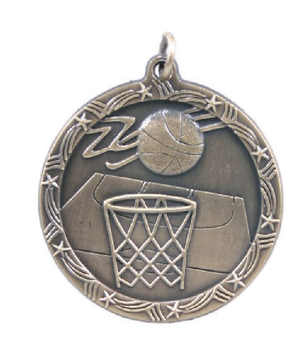 Basketball Medal School Team Sport Award Trophy W/ FREE Lanyard FREE SHIP ST12