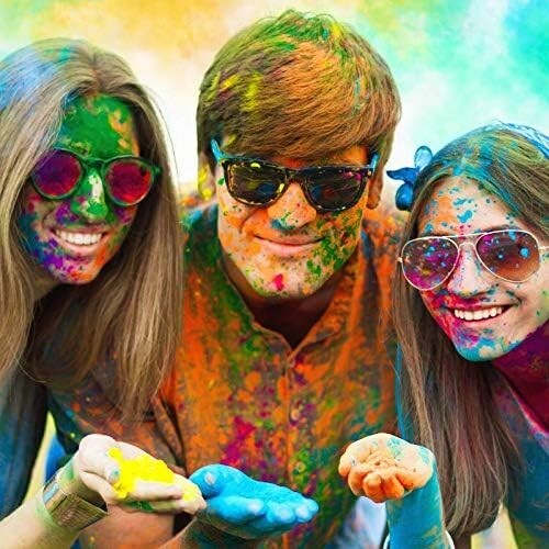 Color Powder 6 Pack – 5lbs/ea. of Pink, Orange, Yellow, Green, Blue, Purple
